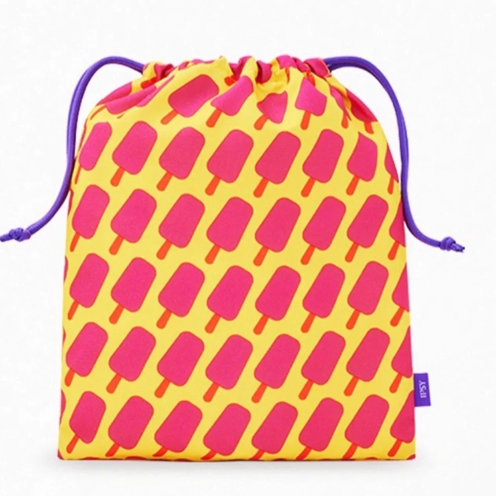 Ipsy Popsicle 2022 Drawstring Glam Pouch Bag